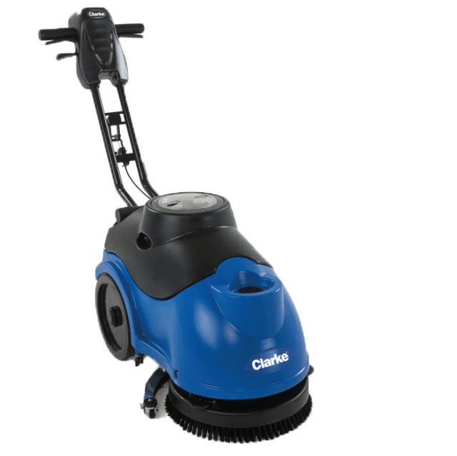 Clarke Battery Powered Walk Behind Floor Scrubber - Left View