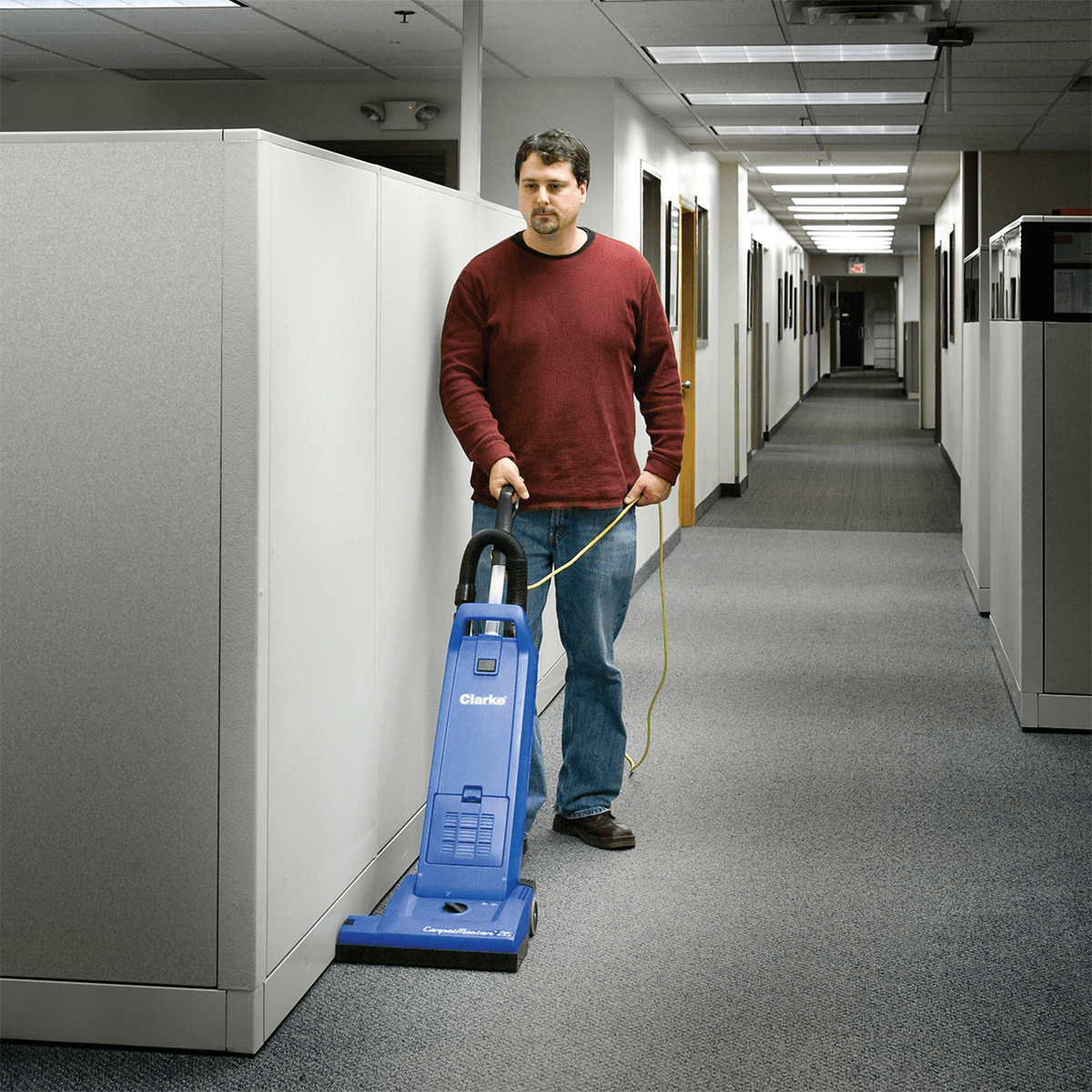 Clarke CarpetMaster 200 Series Commercial Upright Vacuum - Lifestyle 1