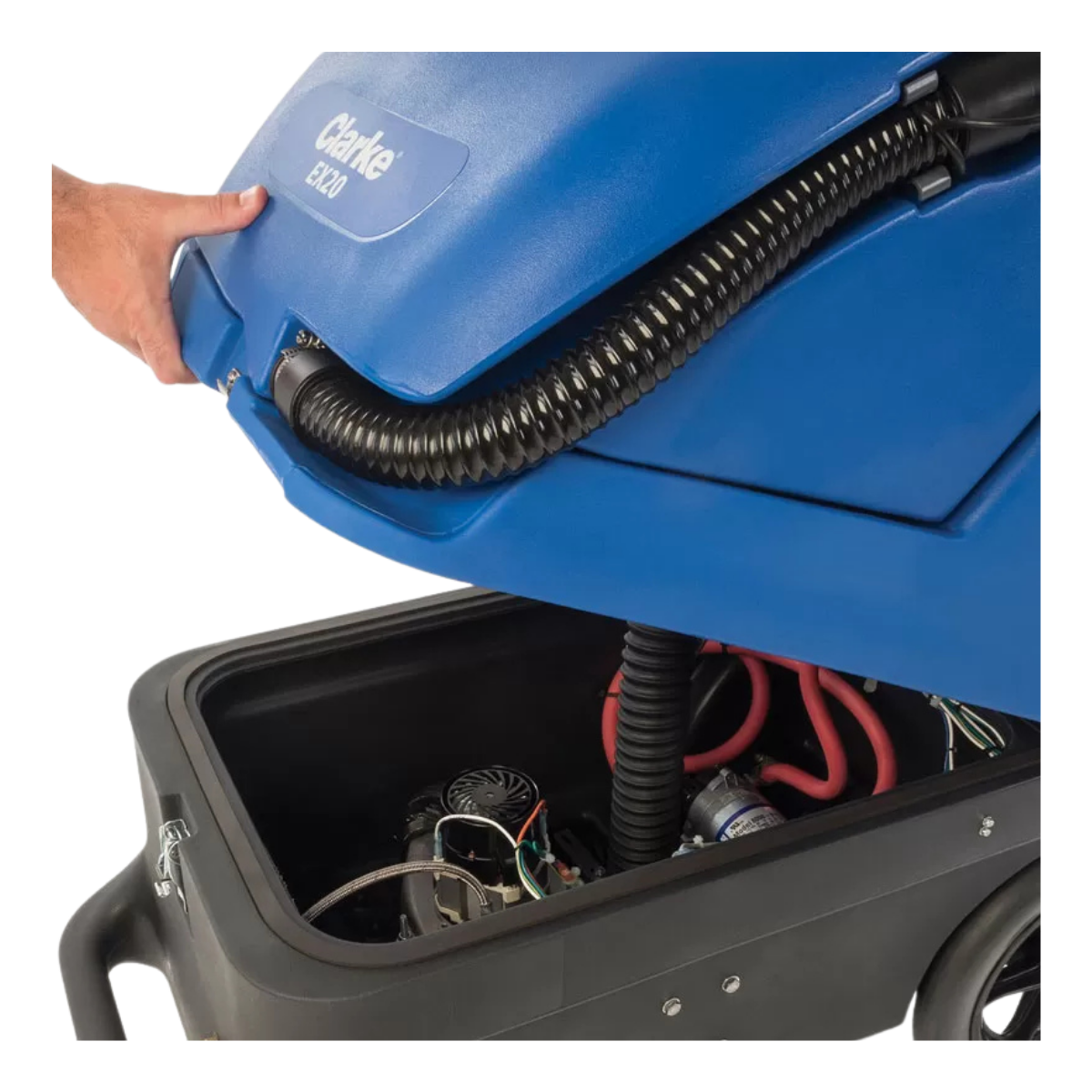 Clarke EX20 100C-15-SW Single Cord Carpet Extractor - Maintenance Access