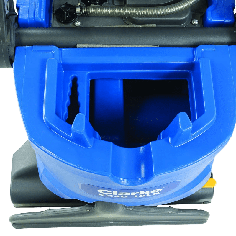 Clarke EX40 Self-Contained Carpet Extractors - Recovery Tank Close-up