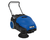 Clarke Hard & Soft Floor Active Filtered Dust Control Walk Behind Sweeper  - Left Angle