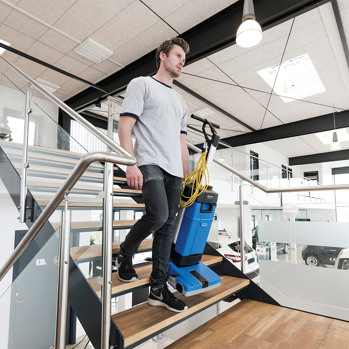 Clarke MA10 12E Upright Floor Scrubber - Lifestyle 4