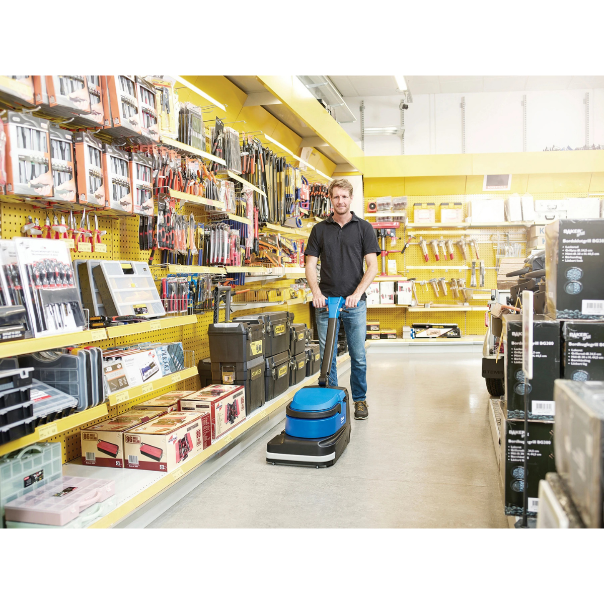 Clarke MA30 13B Walk Behind Floor Scrubber - Lifestyle 1