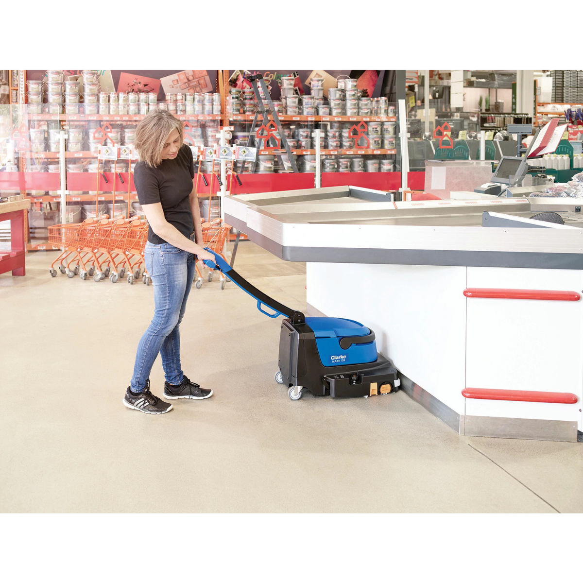 Clarke MA30 13B Walk Behind Floor Scrubber - Lifestyle 2