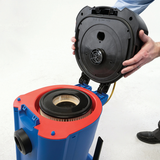 Clarke Maxxi II 35 Wet/Dry Vacuum Cleaner - Hinge Cover Removal 2