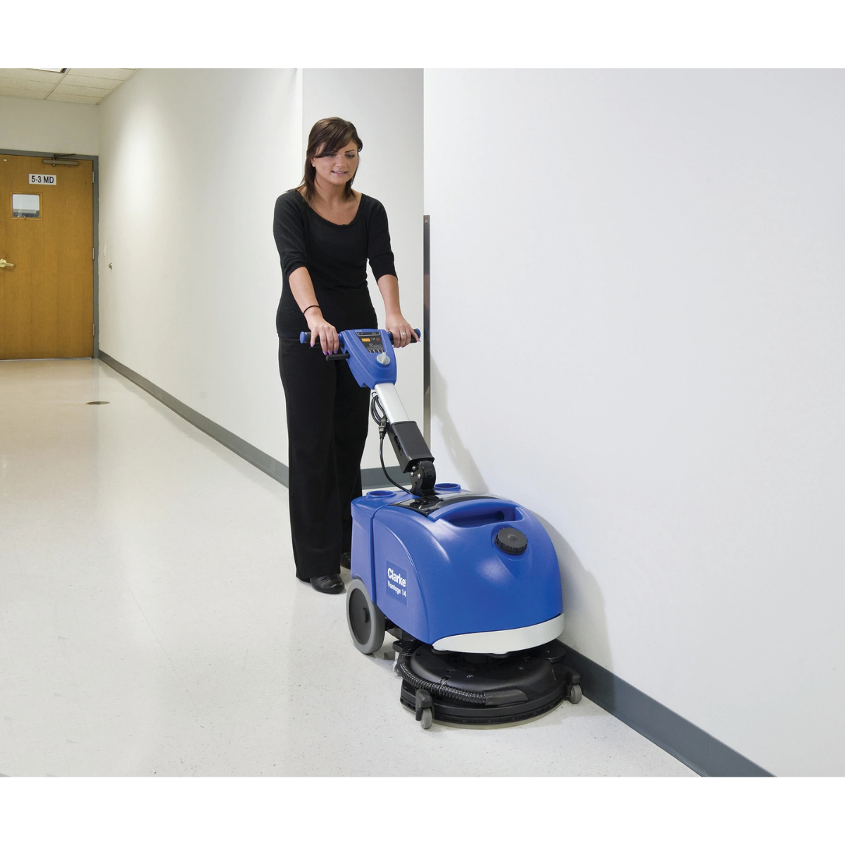Clarke Vantage 14 Battery-Operated Micro Floor Scrubber - Lifestyle 2