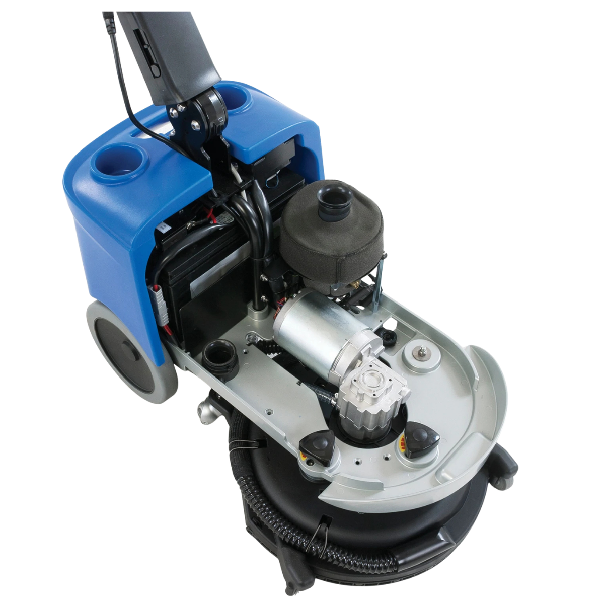 Clarke Vantage 14 Battery-Operated Micro Floor Scrubber - Overhead w/ Tank Removal