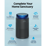 Coway Airmega 100 HEPA Air Purifier - Infographic 1
