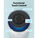 Coway Airmega 100 HEPA Air Purifier White - Infographic 2