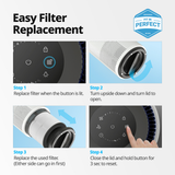 Coway Airmega 100 True HEPA Replacement Filter - Infographic 3