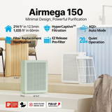 Coway Airmega 150 Bedroom HEPA Air Purifier - Infographic 1