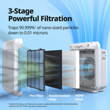 Coway Airmega 200M HEPA Air Purifier White - Infographic 4