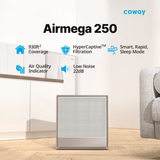 Coway Airmega 250 Large Room HEPA Air Purifier - Infographic 1