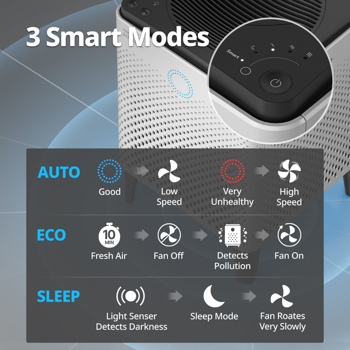 Airmega 300 HEPA Air Purifier - Infographic 3