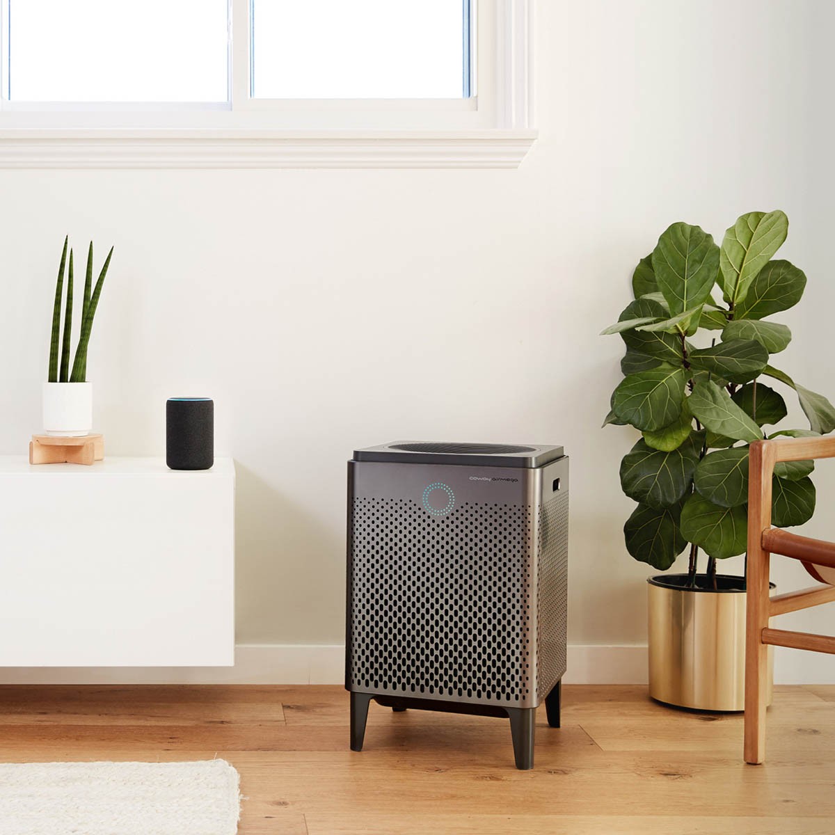 Coway Airmega 400S Smart HEPA Air Purifier - Black in Living Room