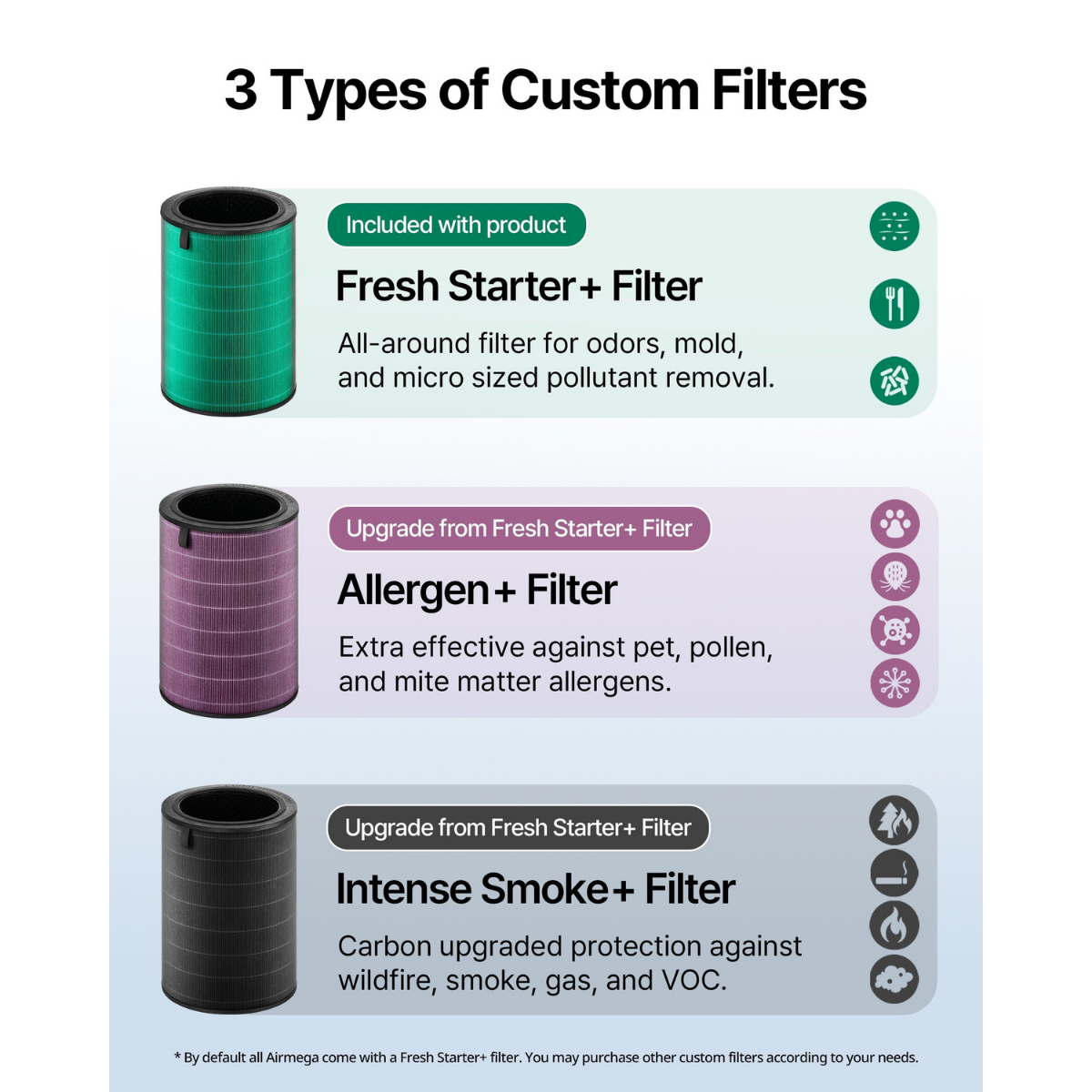 Coway Airmega 450 Large Room Home and Office HEPA Air Purifier - Infographic 10