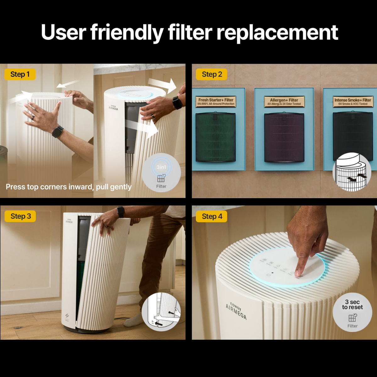 Coway Airmega 450 Replacement Filters - Infographic 7