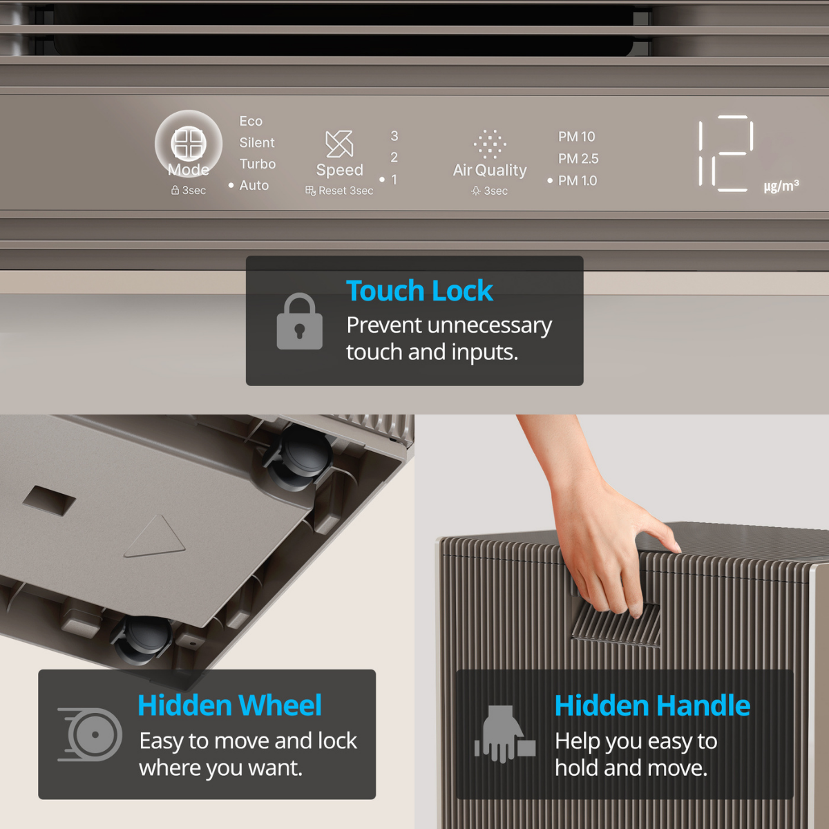 Coway Airmega Pro X Large Space HEPA Air Purifier - Infographic 6