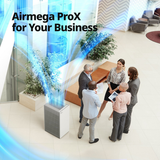 Coway Airmega Pro X Large Space HEPA Air Purifier White - Infographic