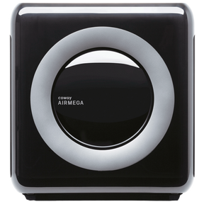 Coway Mighty Air Purifier with True HEPA Filtration Black - Front