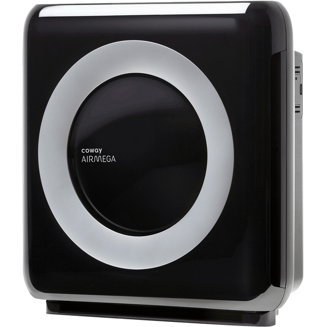 Coway AP-1512HH Mighty Air Purifier with True HEPA Filtration - Black - Angle