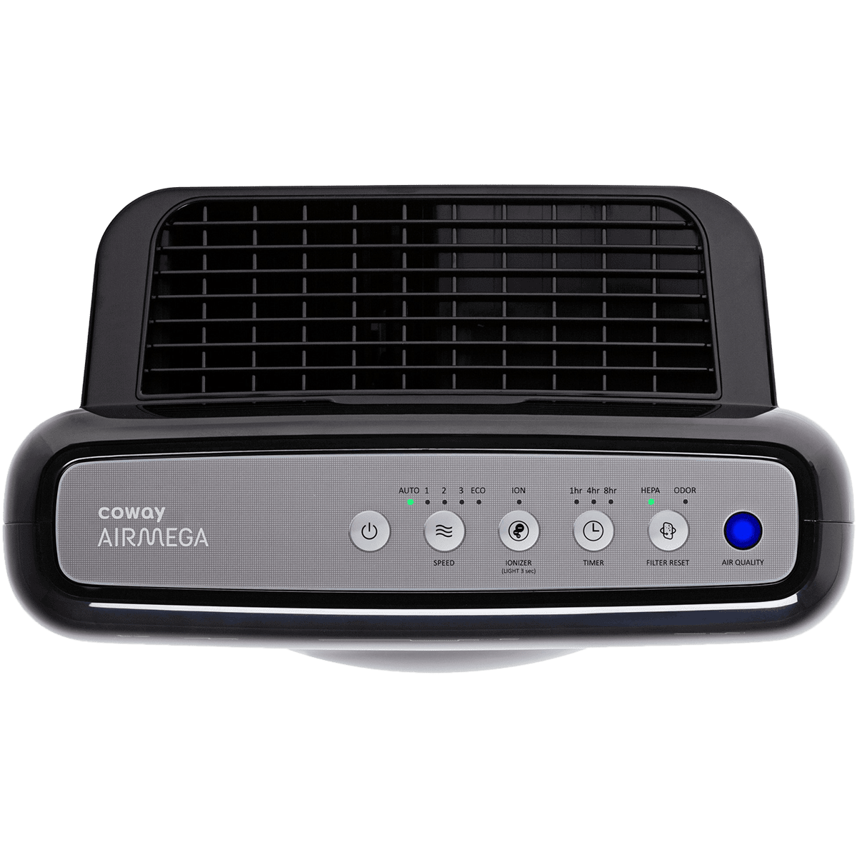 Coway AP-1512HH Mighty Air Purifier with True HEPA Filtration - Black - Top