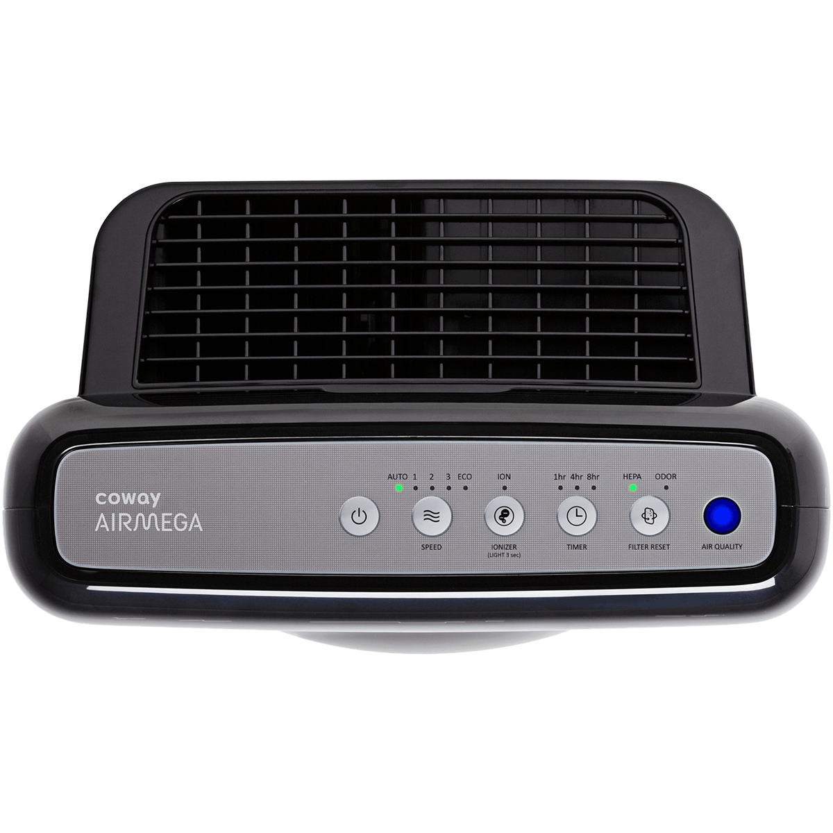 Coway AP-1512HH Mighty Air Purifier with True HEPA Filtration - Black - Top