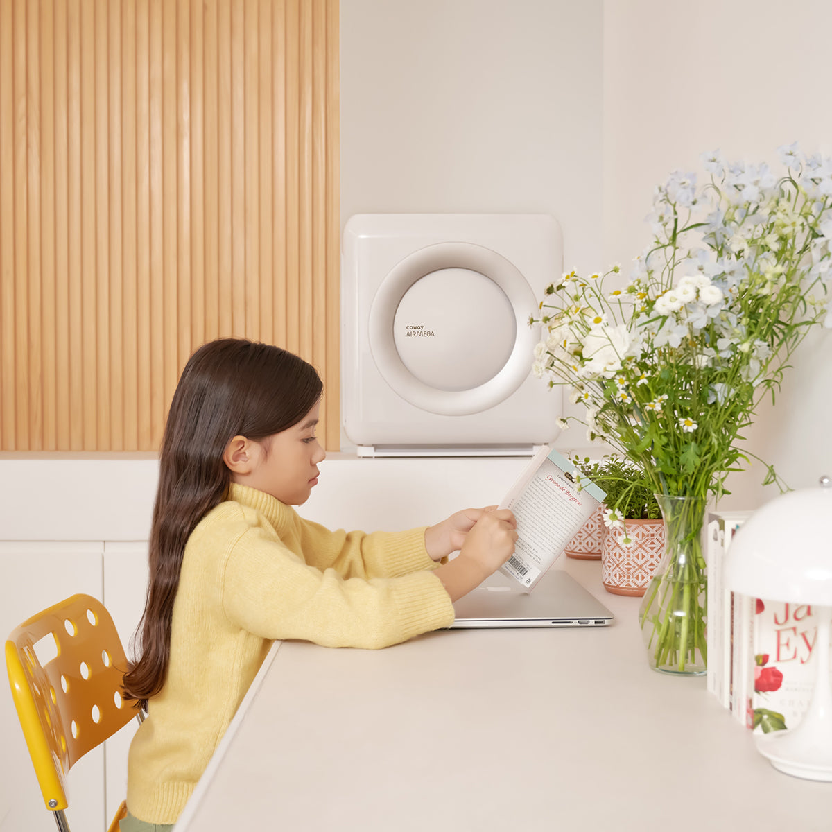 Open-Box: Coway AP-1512HH Mighty Air Purifier with True HEPA Filtration - Black