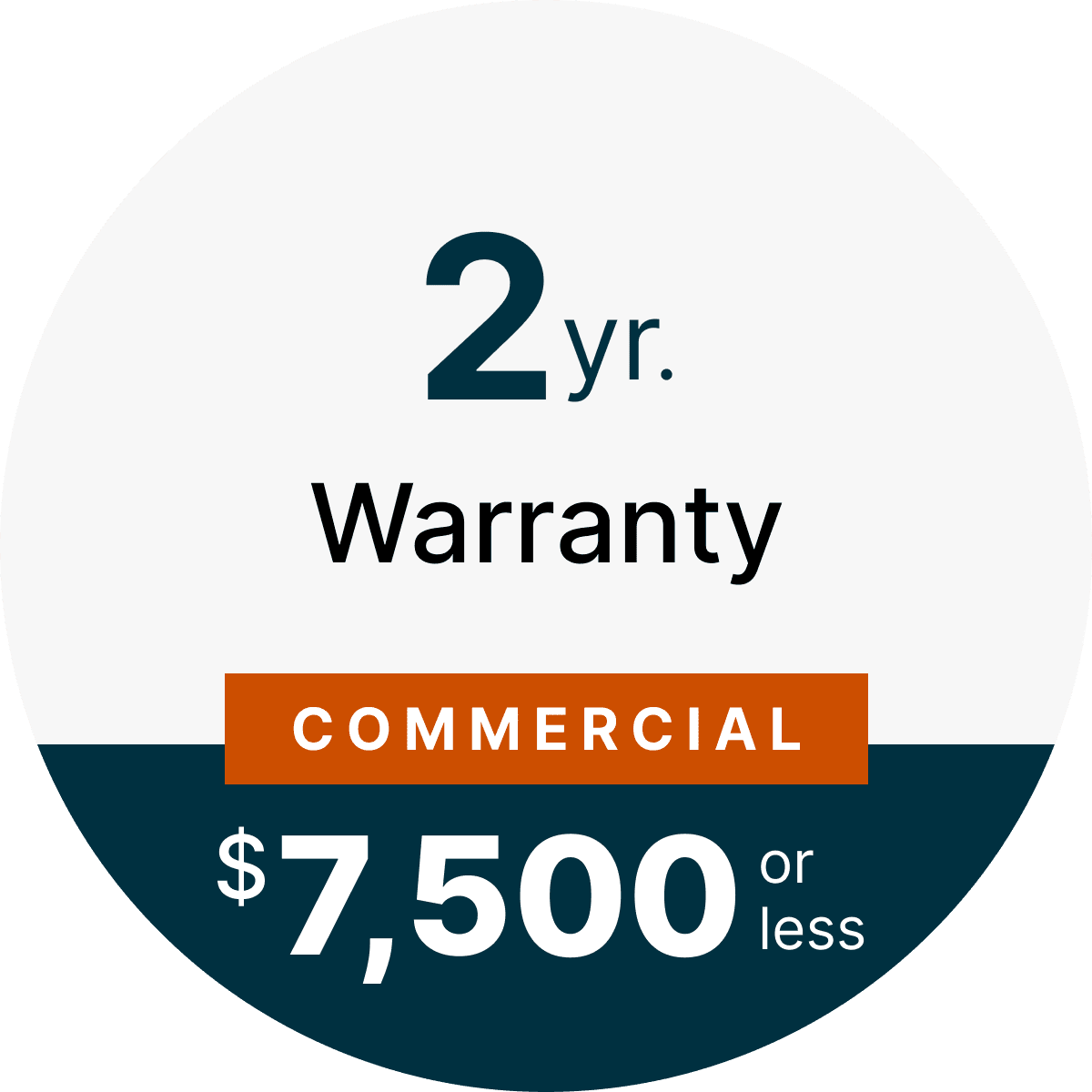 CPS 2 Year Commercial Grade Warranty under $7,500.00 - Main