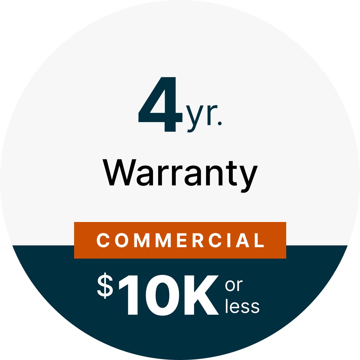 CPS 4 Year Commercial Grade Warranty under $10,000.00 - Main