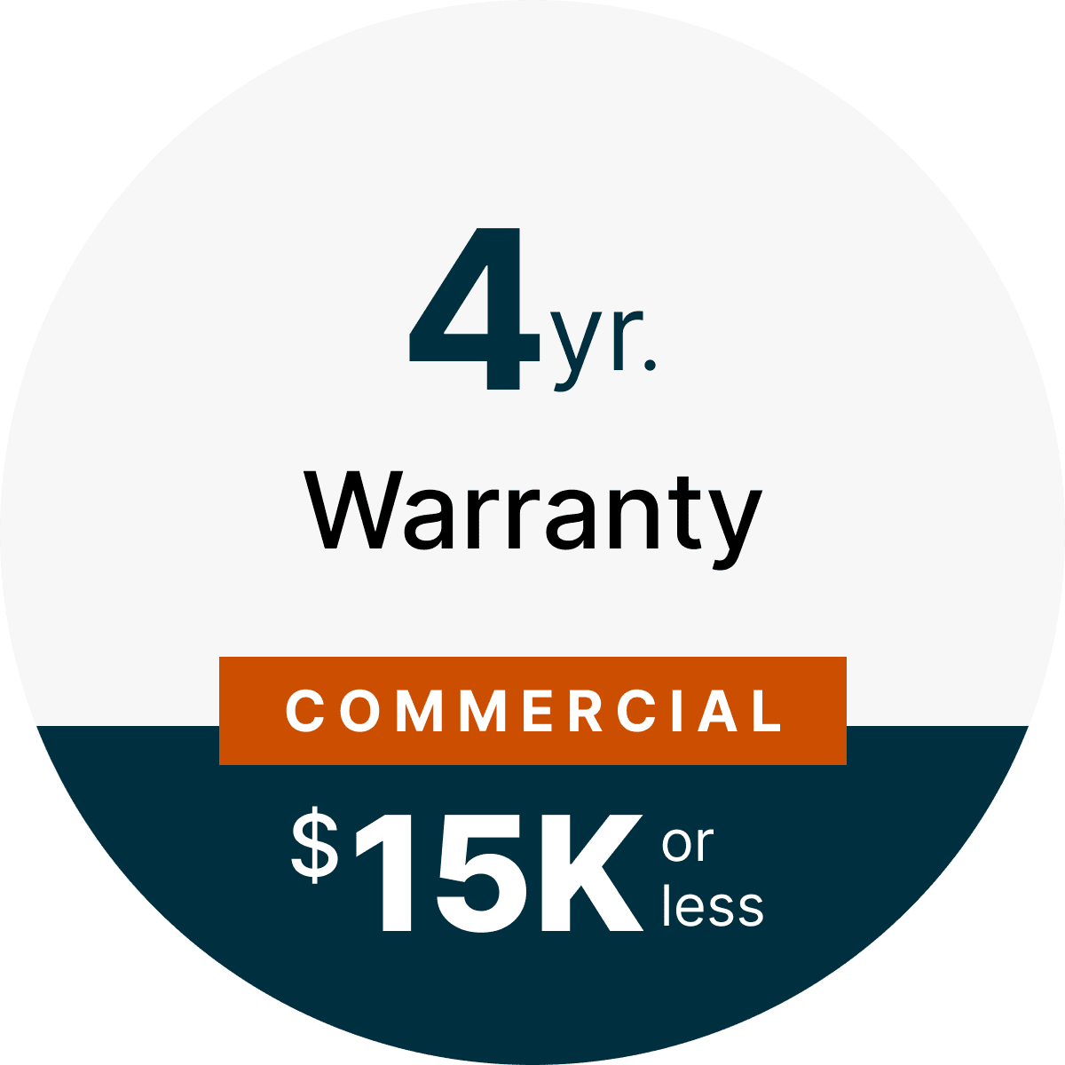 CPS 4 Year Commercial Grade Warranty under $15,000.00 - Main