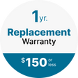 CPS 1 Year Product Replacement Warranty under $150.00 - Main
