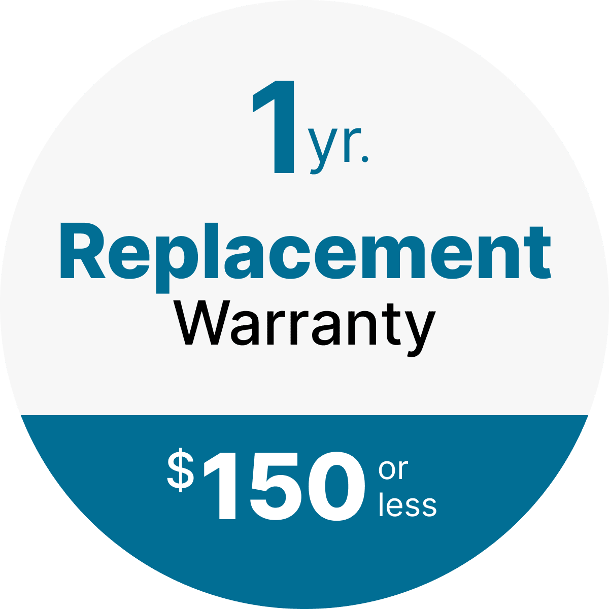 CPS 1 Year Product Replacement Warranty under $150.00 - Main