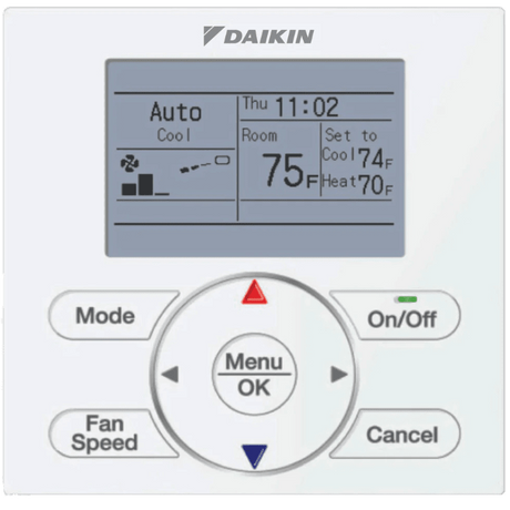 Daikin Wired Navigation Remote Controller 