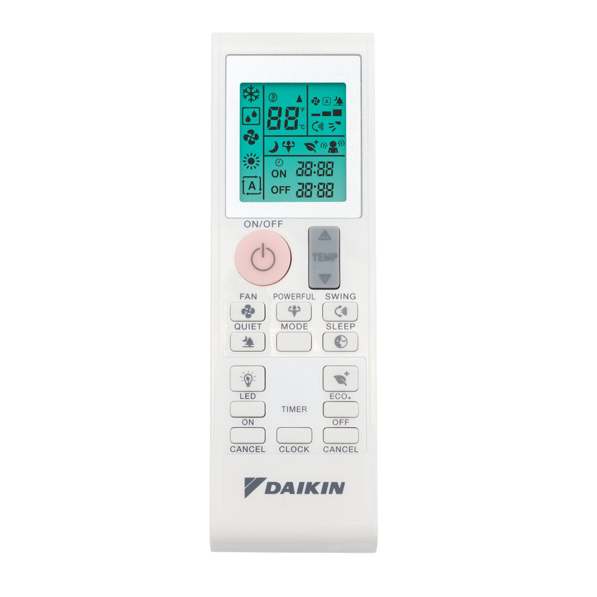 Daikin Entra Series Ductless Mini Split w/Heat Pump - Remote Control