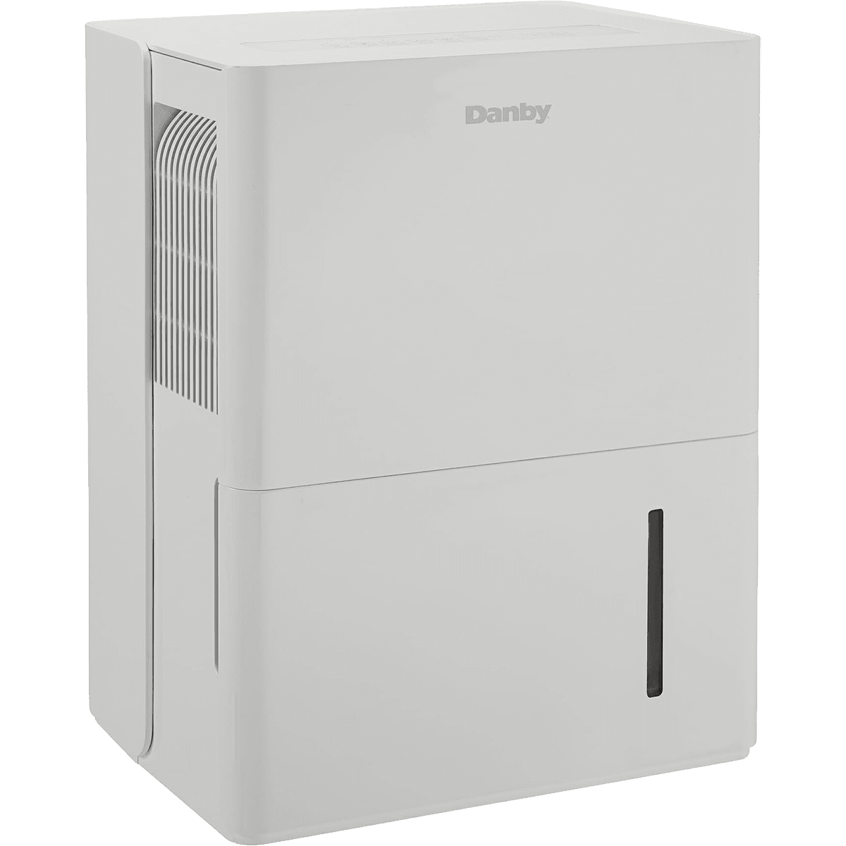 Danby 30 Pint Refurbished Dehumidifier - DDR030BLWBD-RF Black & White - Angle