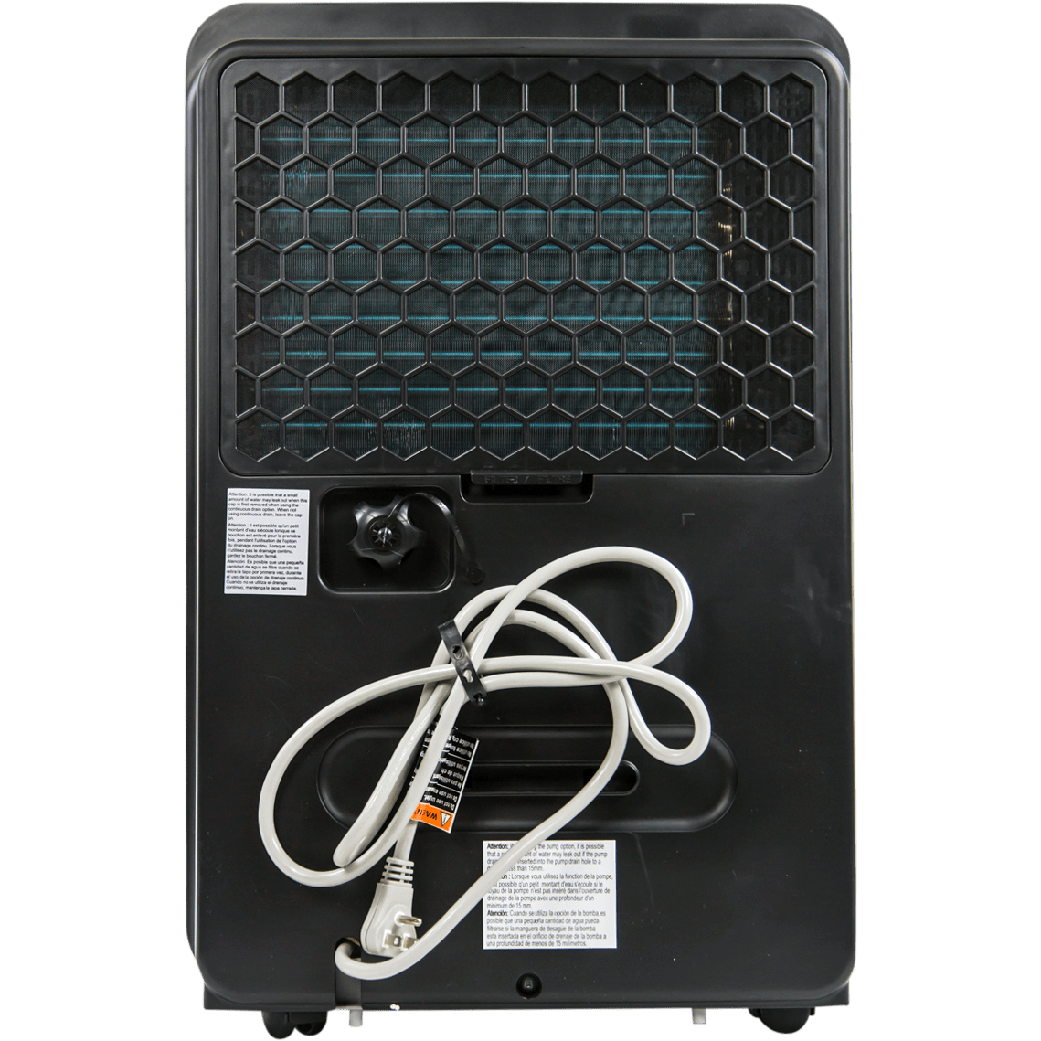 Danby DDR040BJWDB 40-Pint Energy Star Dehumidifier - back