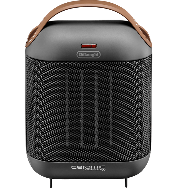 DeLonghi Capsule Ceramic Heater - Gray front no shadow