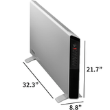 Delonghi HCX9115E Slim Style Convection Heater - dimensions