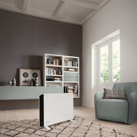 Delonghi HCX9115E Slim Style Convection Heater - in living room