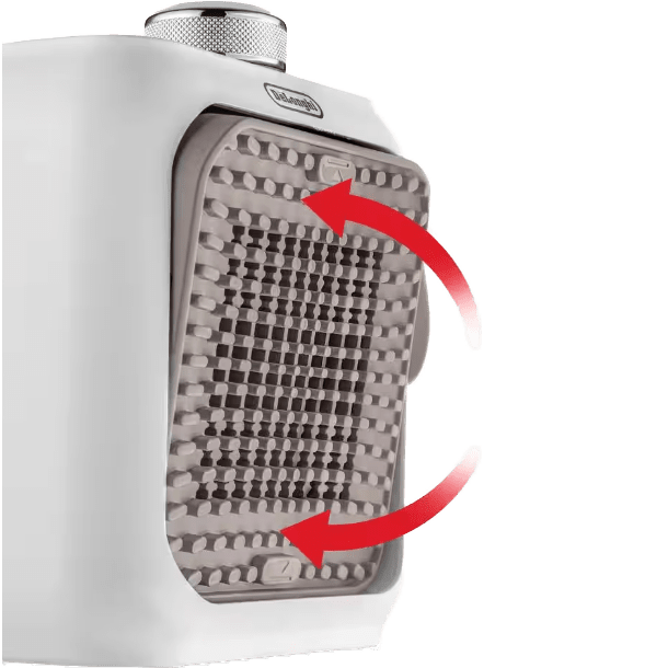 Delonghi Capsule Solo Personal Ceramic Heater - Sand Beige - Grid Plate
