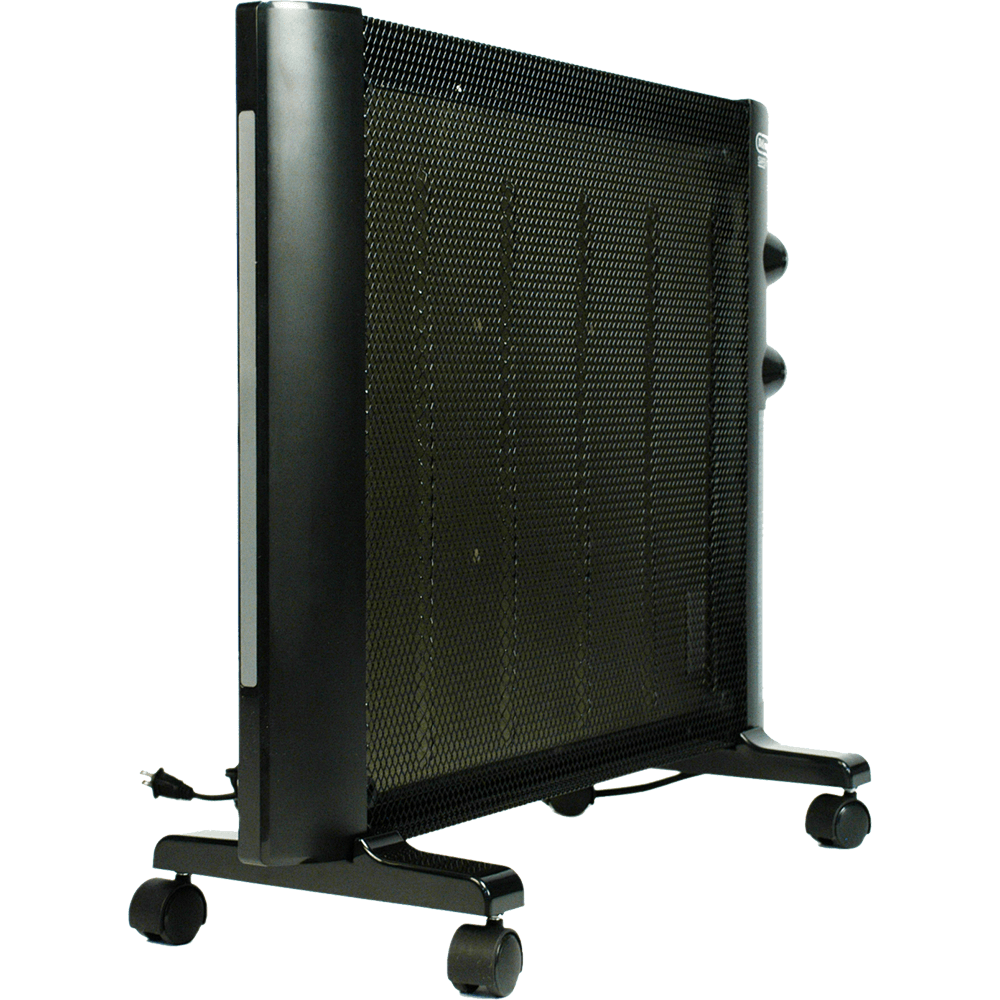 Angle view of DeLonghi HMP1500 SafeHeat MICA Panel Heater