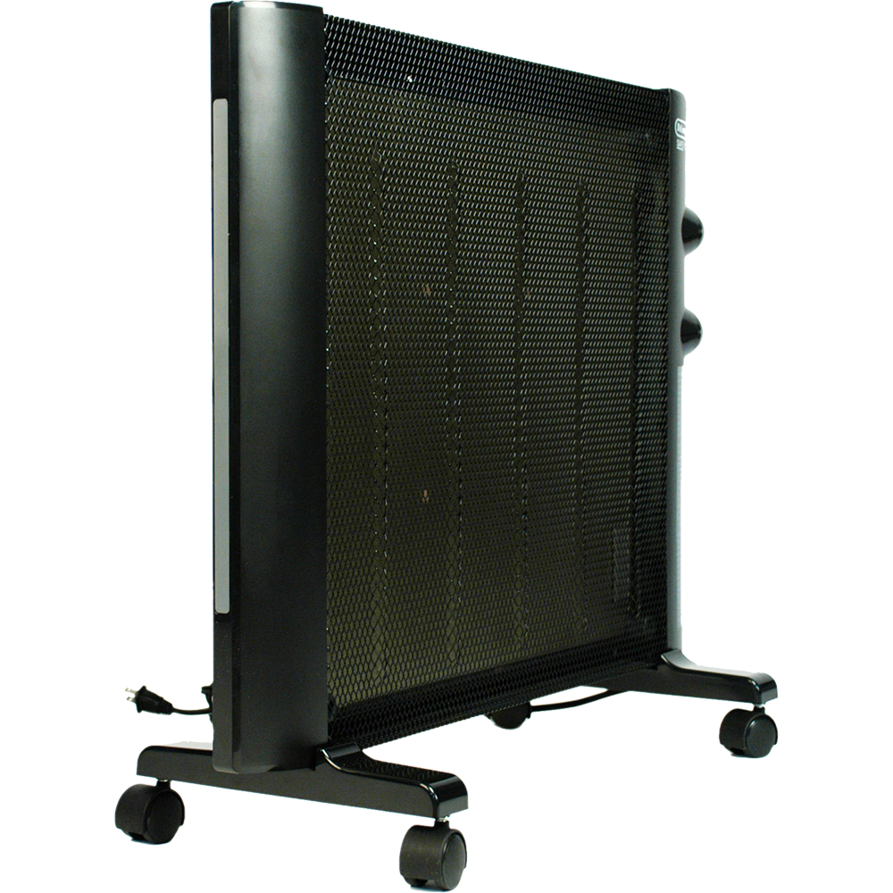 Angle view of DeLonghi HMP1500 SafeHeat MICA Panel Heater