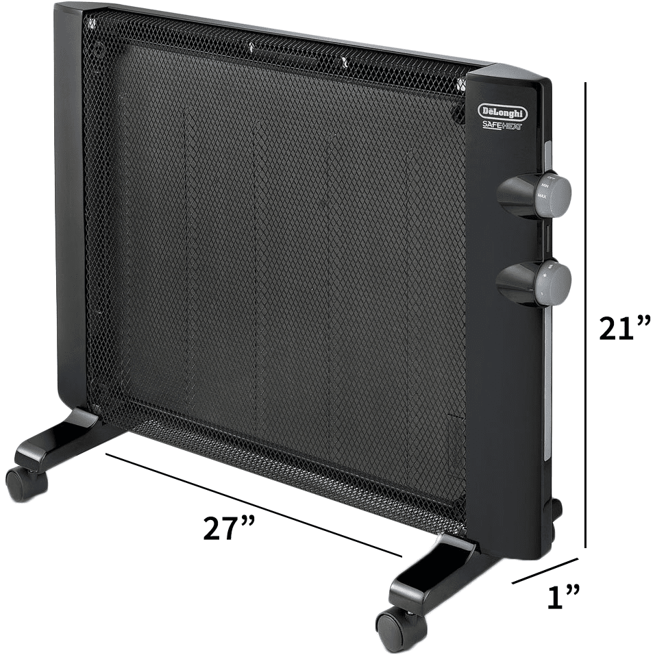 Delonghi HCX9115E Slim Style Convection Heater - dimensions