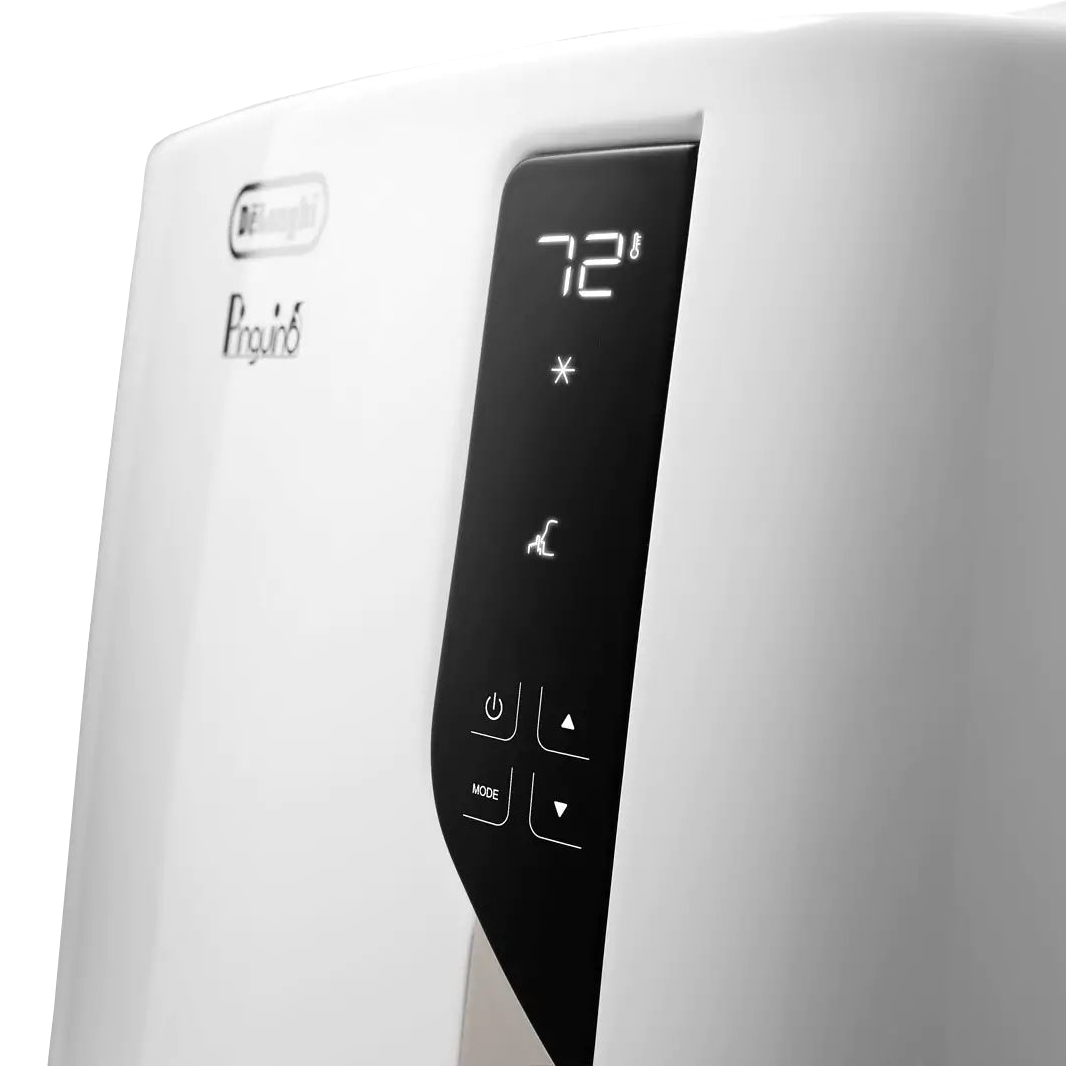 DeLonghi Pinguino 7,200 BTU Smart Wi-Fi Portable Air Conditioner w/ Heat - Display Control Panel