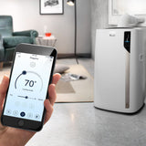 DeLonghi Pinguino 7,200 BTU Smart Wi-Fi Portable Air Conditioner w/ Heat - Wi-Fi Control SmartPhone