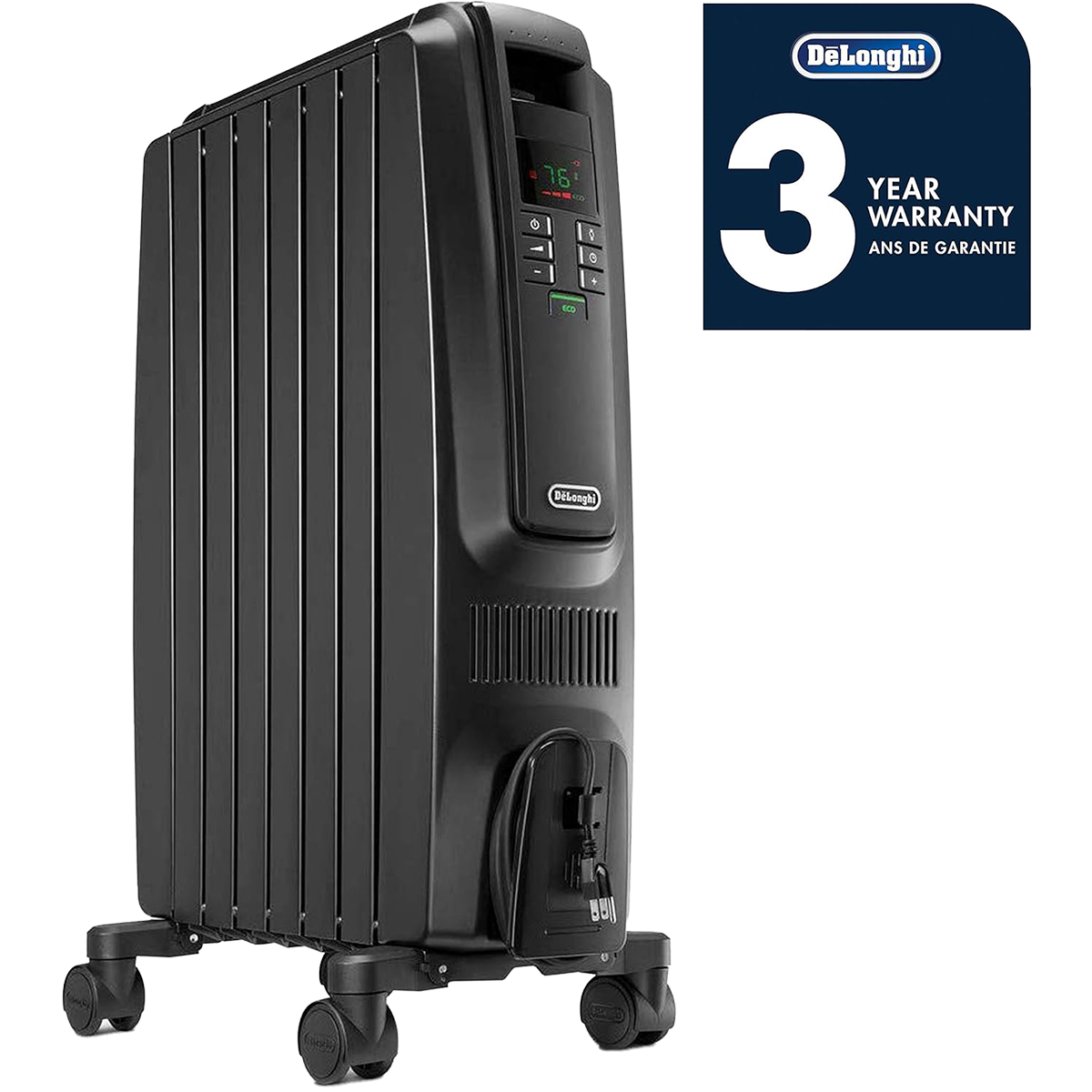 Delonghi TRD40615 Oil Filled Radiator Heaters - Infographic 1