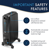Delonghi TRD40615 Oil Filled Radiator Heaters - Infographic 2