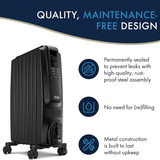 Delonghi TRD40615 Oil Filled Radiator Heaters - Infographic 3