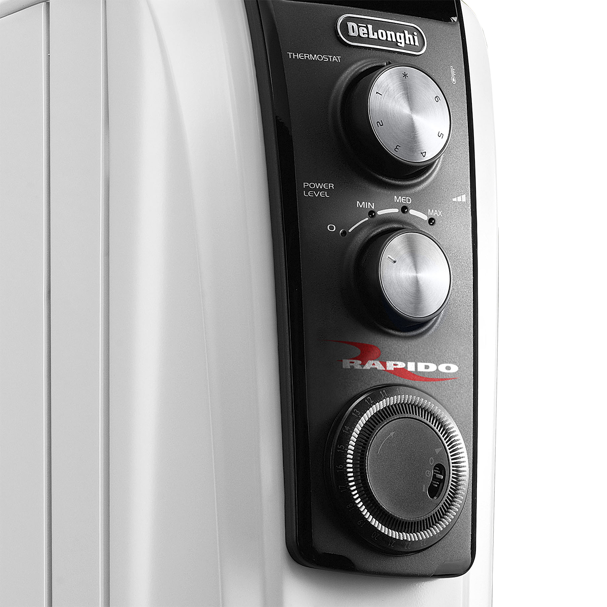 DeLonghi Dragon4 Programmable Portable Radiator Heater - Controls